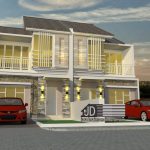 Desain Rumah Modern Tropis 6 m x 15 m Ibu Lidia di Bintaro Jakarta