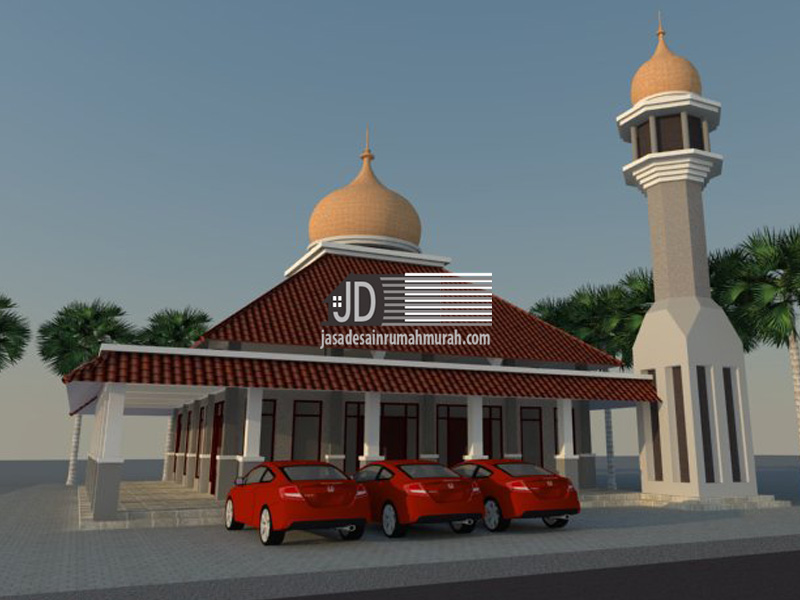 Desain masjid Bapak Yofis di Sumatra Utara