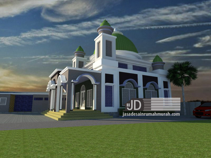 Jasa Desain Masjid Bapak Pandi Di Temanggung Jawa Tengah