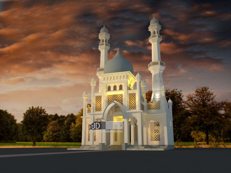  Desain  Gerbang  Masjid  Bapak Duki Di Pare Kediri Wahana 