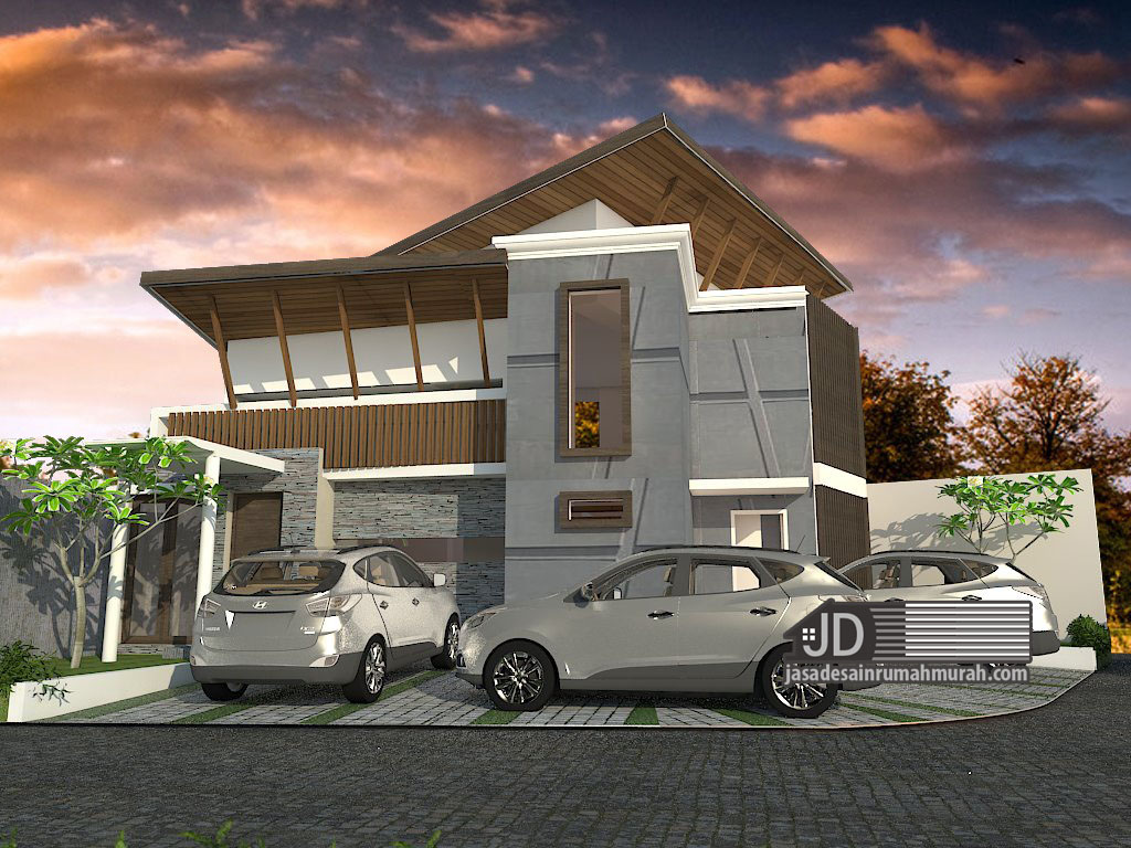 Jasa Desain Rumah Minimalis Modern Elegant Bapak Rudi H Di Padang